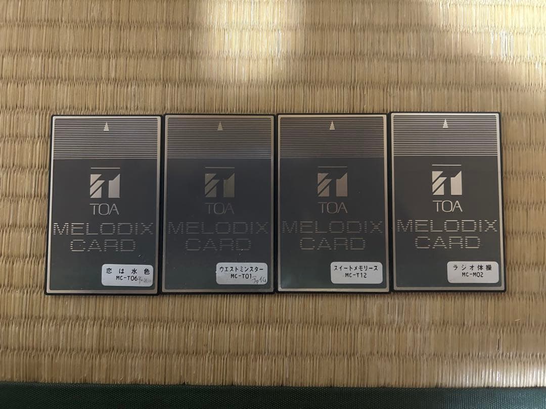 TOA メロディックス　ML-304B カード4枚付