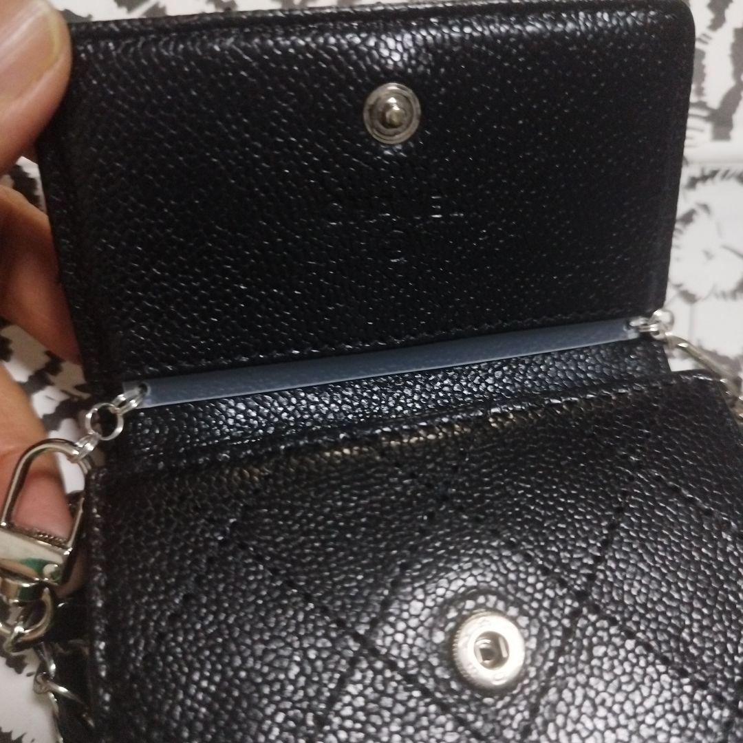 CHANEL マトラッセ　ダブルホック折り財布♥