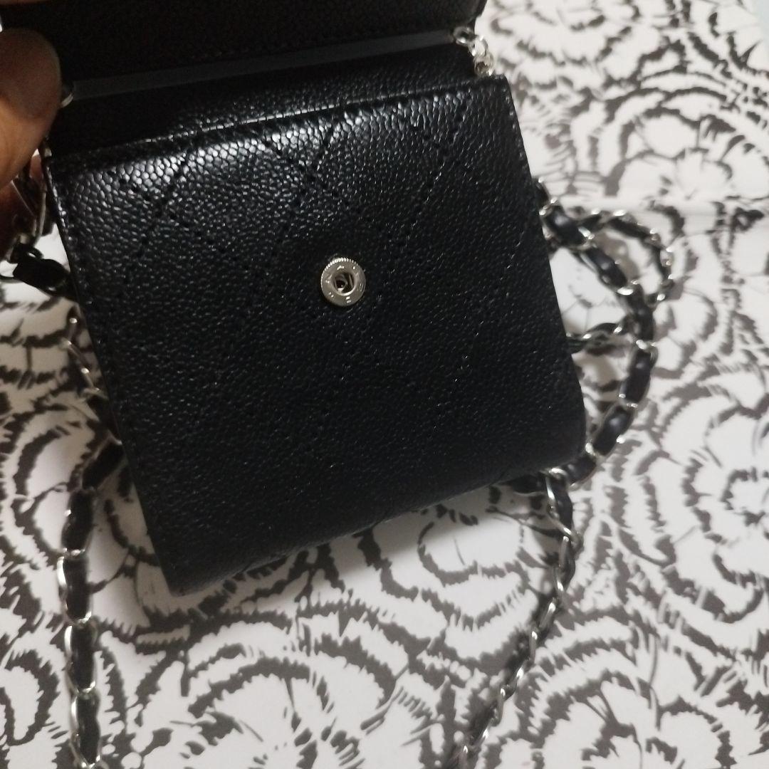 CHANEL マトラッセ　ダブルホック折り財布♥