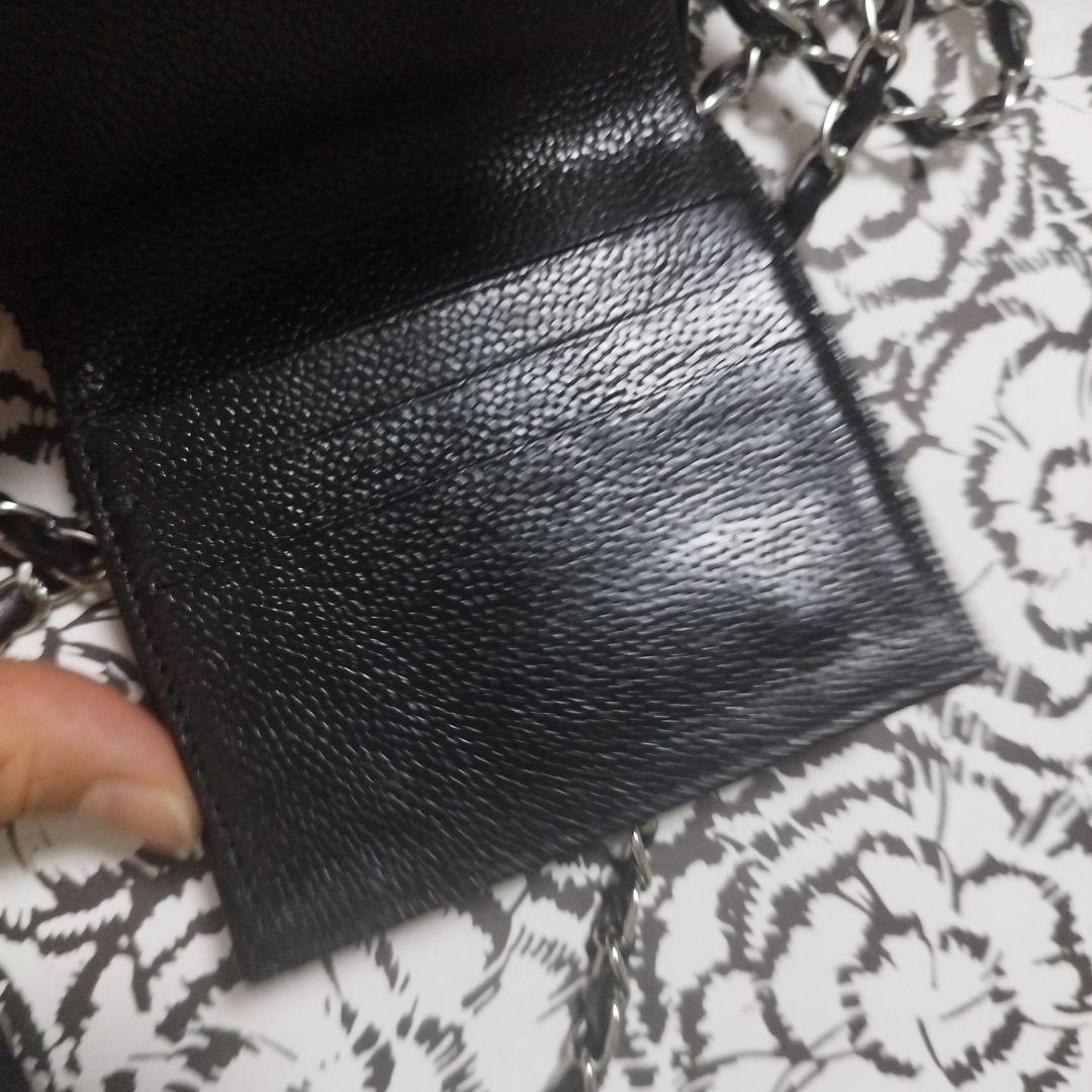CHANEL マトラッセ　ダブルホック折り財布♥