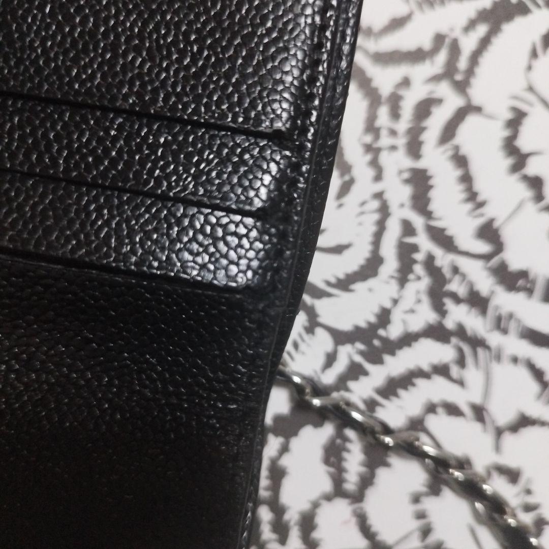 CHANEL マトラッセ　ダブルホック折り財布♥
