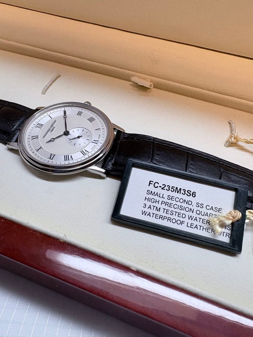 FREDERIQUE CONSTANT 腕時計 クォーツ 純正ベルト