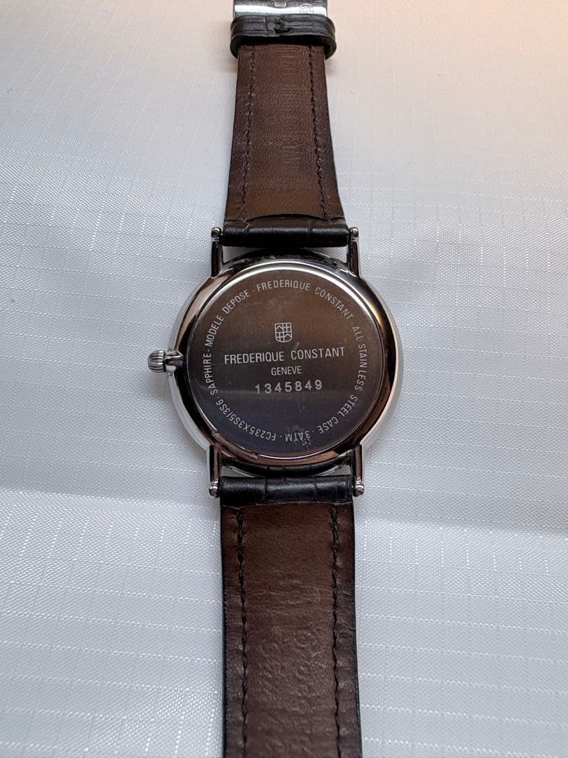 FREDERIQUE CONSTANT 腕時計 クォーツ 純正ベルト