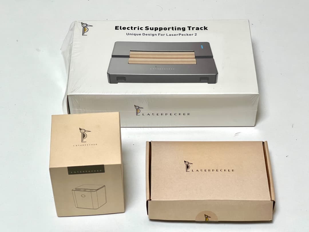 LaserPecker2 レーザーペッカー2 彫刻機、電動台座、パワーバンク付