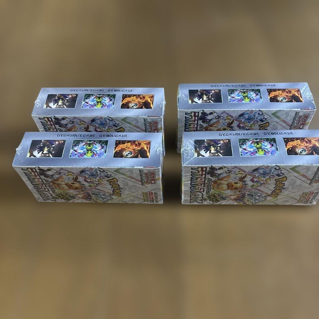 ポケモンカード テラスタルフェスex ボックス 4個セット シュリンク付き