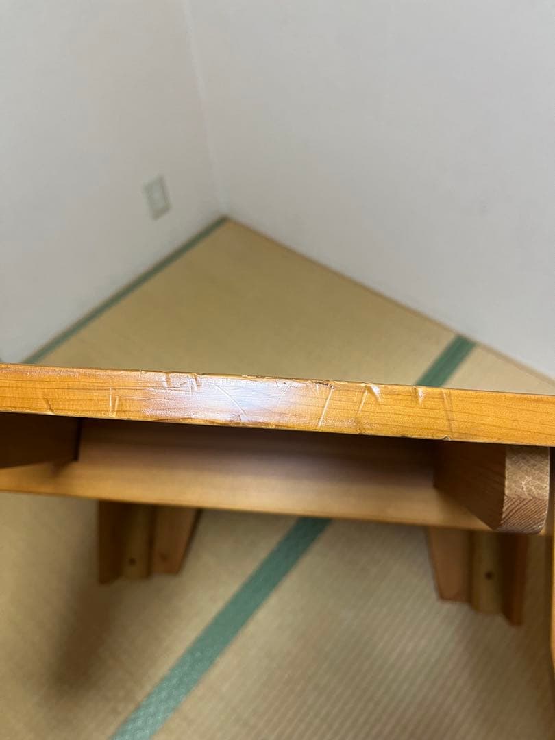 円形木製テーブル 直径約120cm