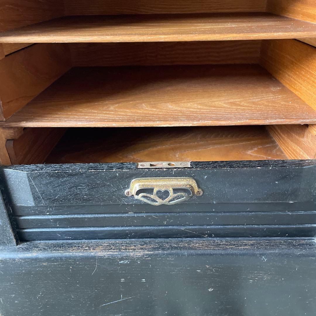 ビンテージ シャッターファイルキャビネット 本棚