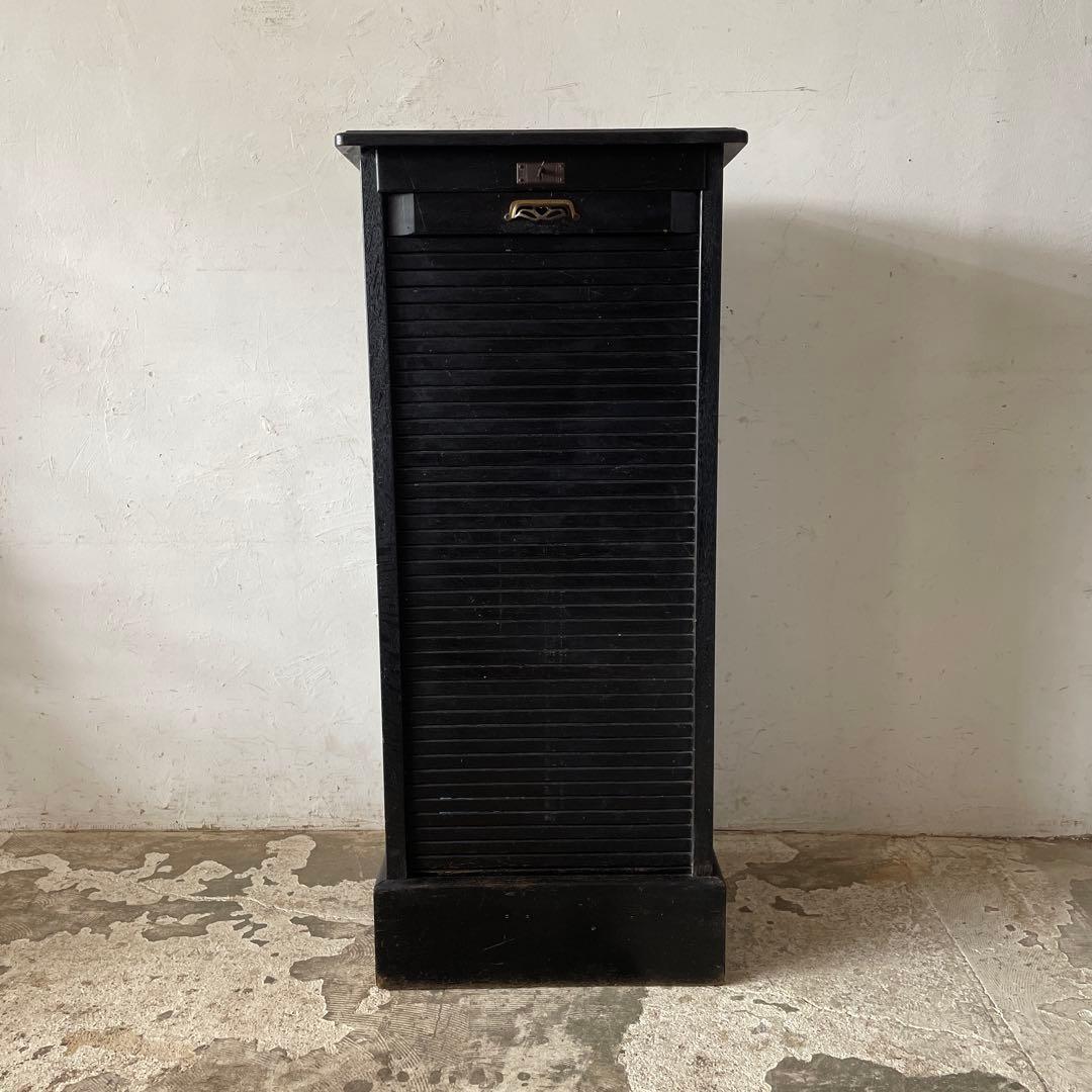 ビンテージ シャッターファイルキャビネット 本棚