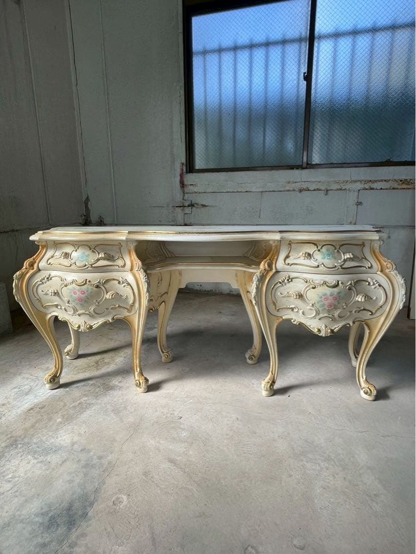 高級家具　イタリア製　SILIK社　コンソール　ロココ調　定価72万