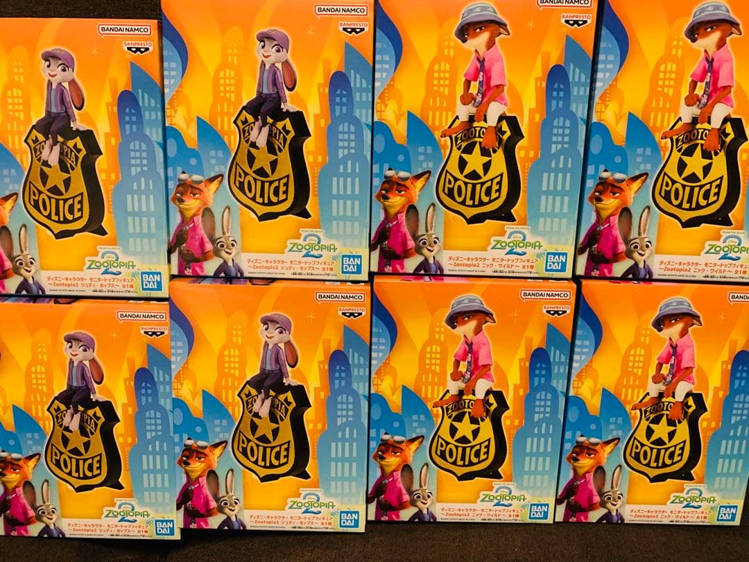 940 ズートピア ニック　ジュディ　フィギュア　8個 おまとめ