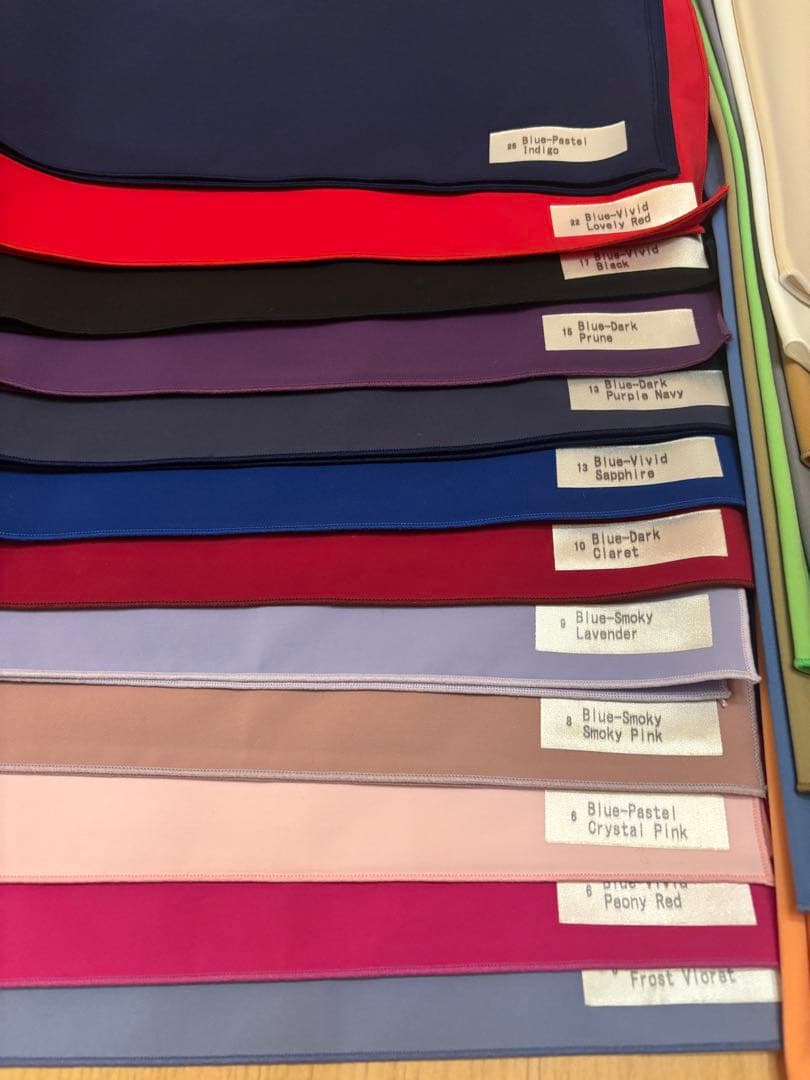 パーソナルカラー診断　ドレープ34枚　オーラ美人