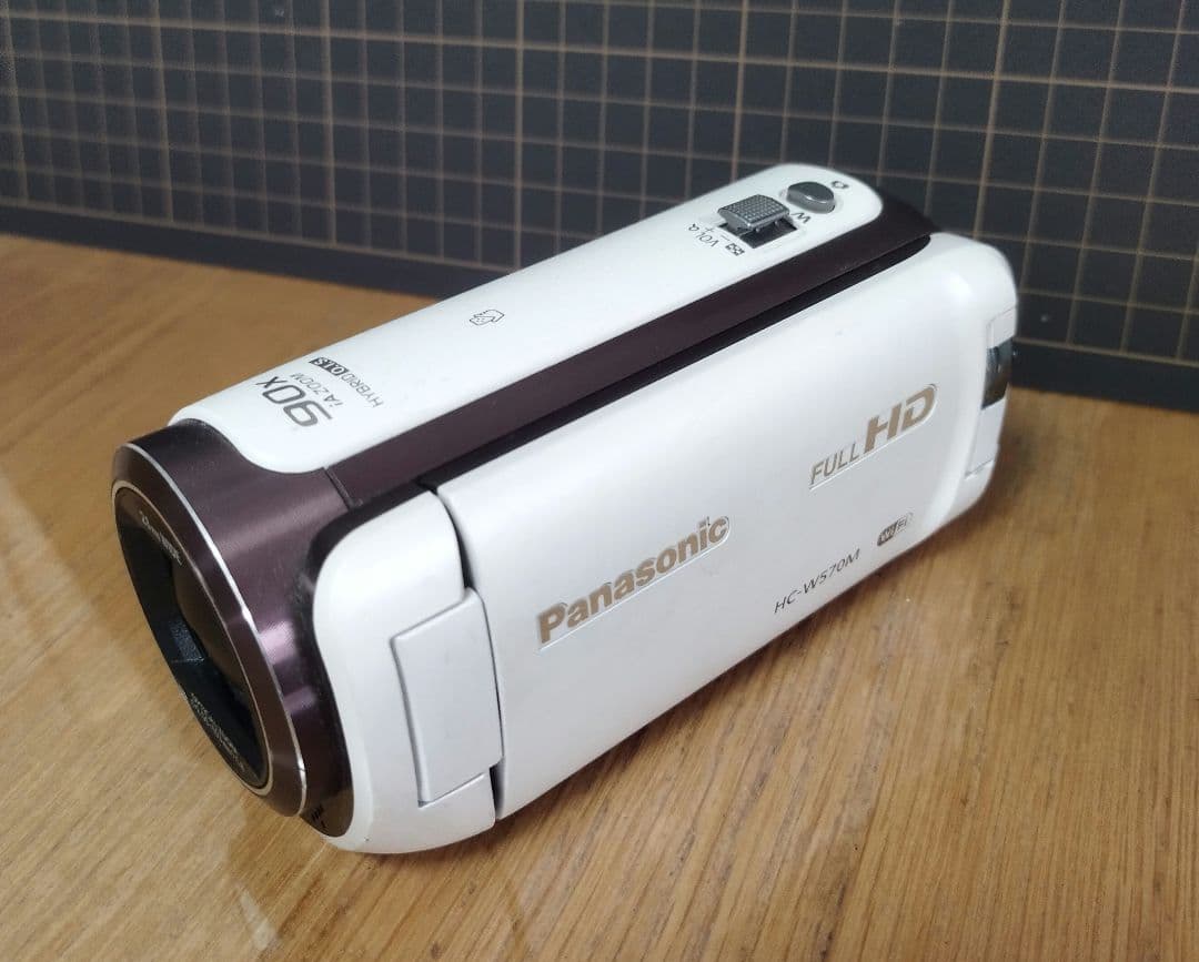 【ジャンク品】Panasonic HC-W570M ビデオカメラ　ホワイト