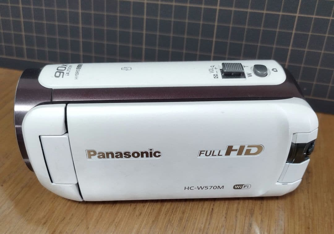 【ジャンク品】Panasonic HC-W570M ビデオカメラ　ホワイト