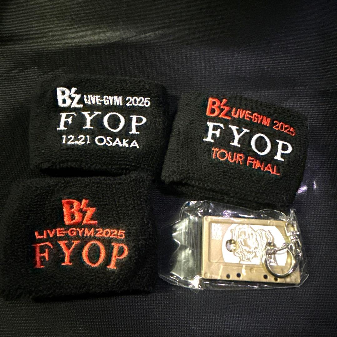 B’z FYOP ガチャガチャ 12/21 リストバンド チャーム 4点セット