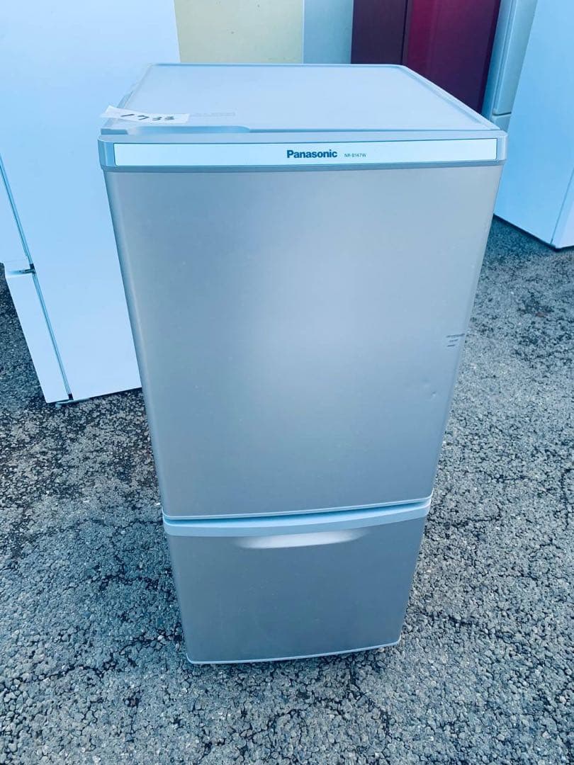 ♻️送料設置無料 Panasonic ノンフロン冷凍冷蔵庫　NR-B147W-S