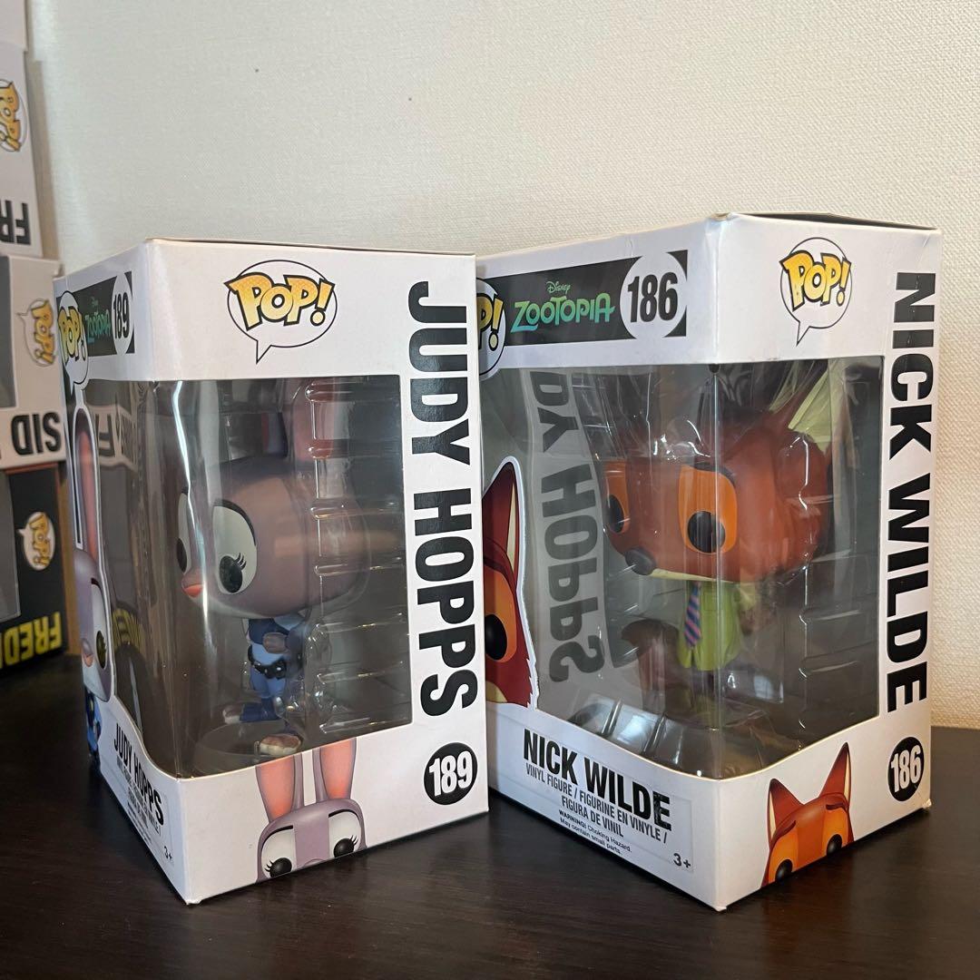 Funko Pop ディズニー　ズートピア　ジュディー　ニック　セット