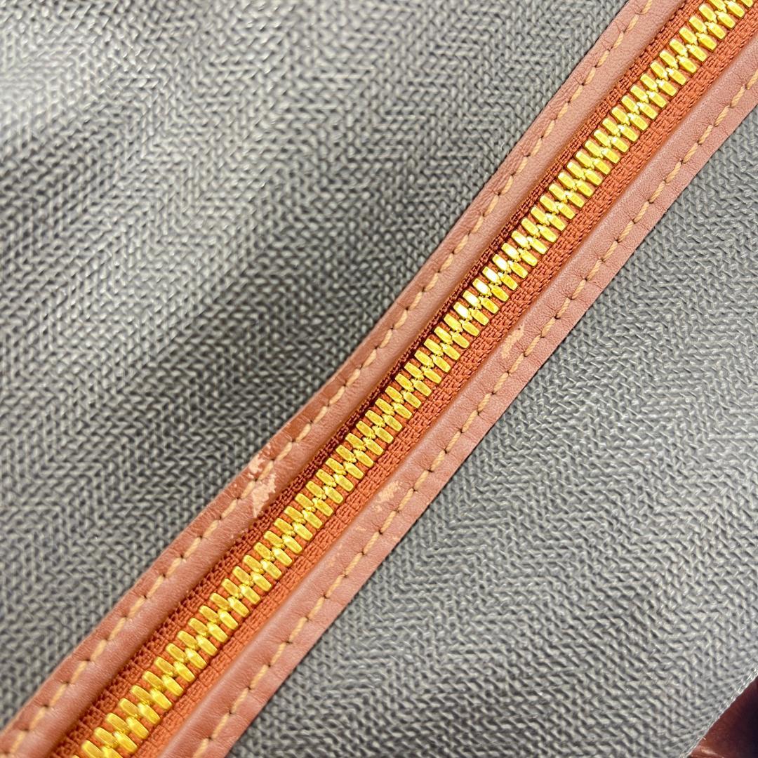 ダンヒル ボストンバッグ キャンバス レザー 大容量