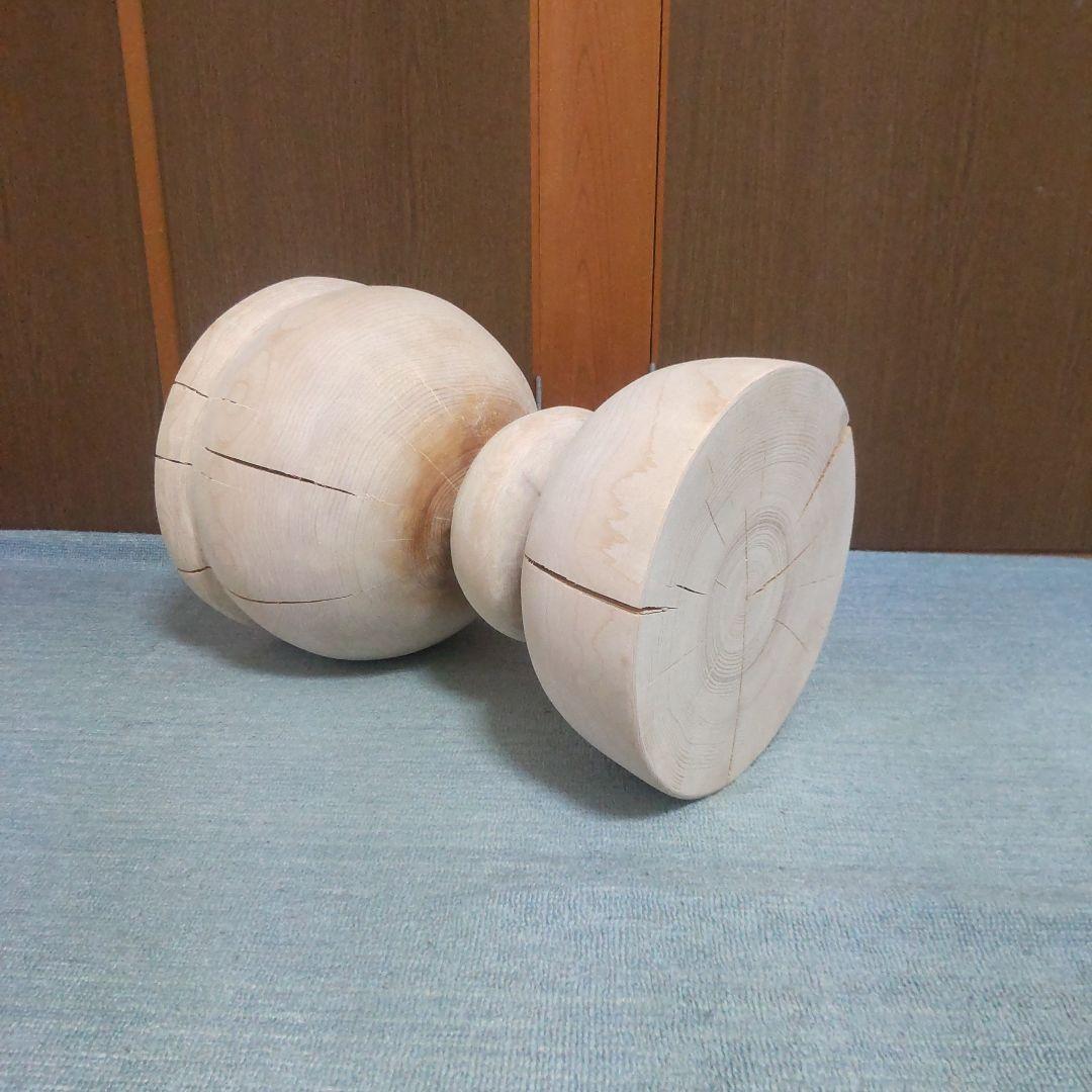 ヒバ丸太椅子 スツール