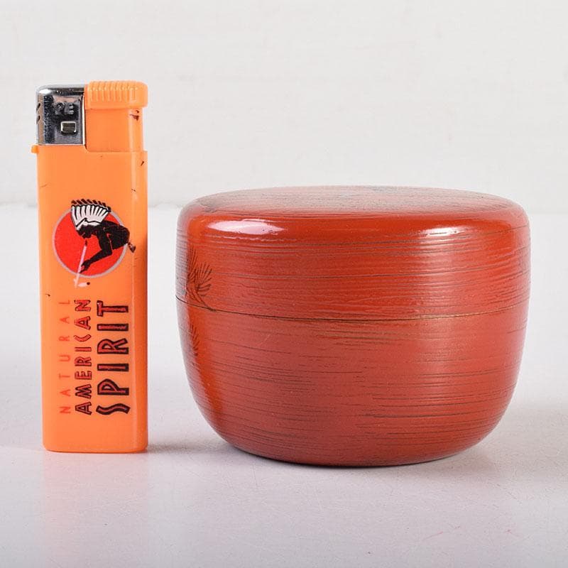 茶道具　輪島塗　岡本陽斎造　朝陽棗　共箱　V　7169