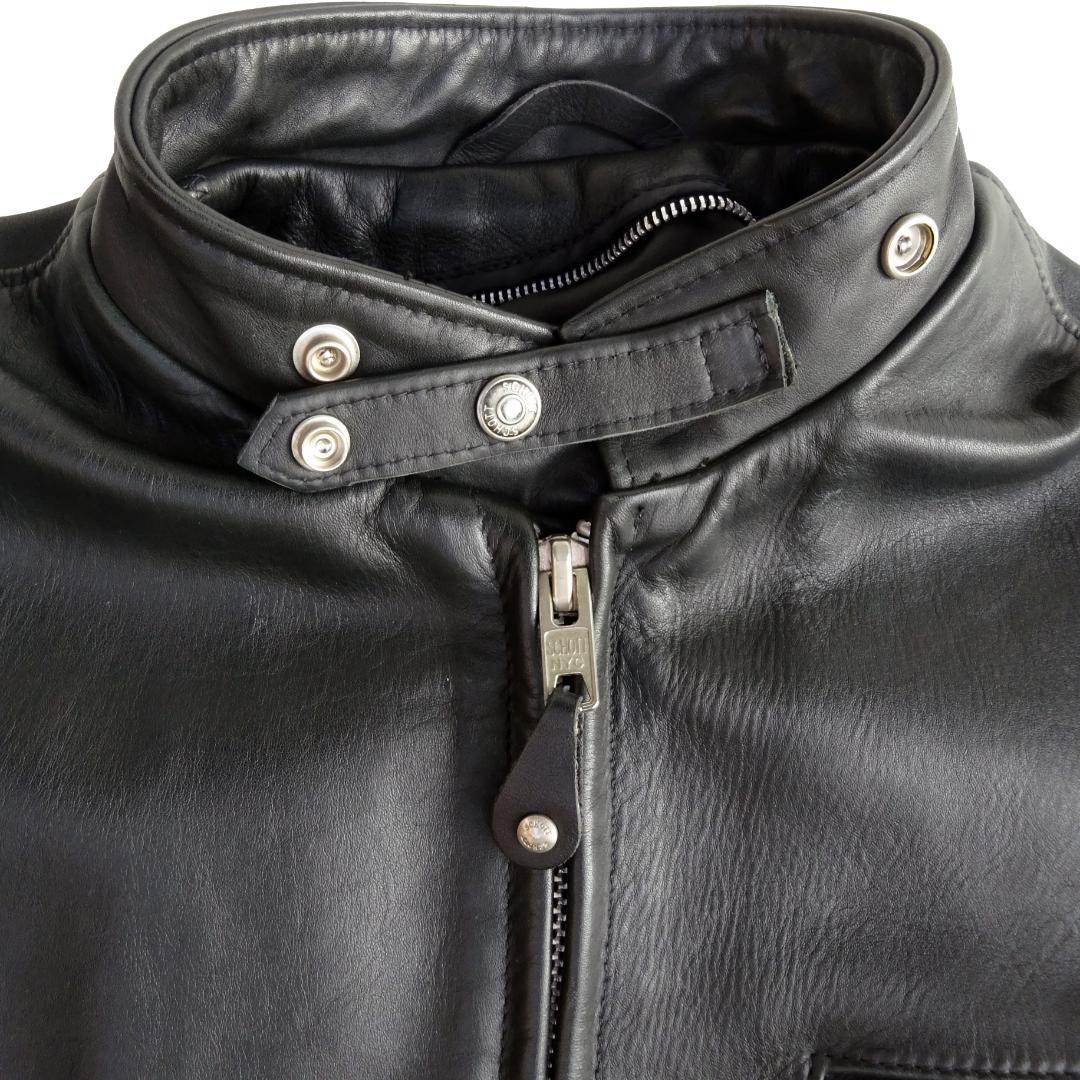 米国製美品上質　Schott ショット 641 42 XL シングルライダース