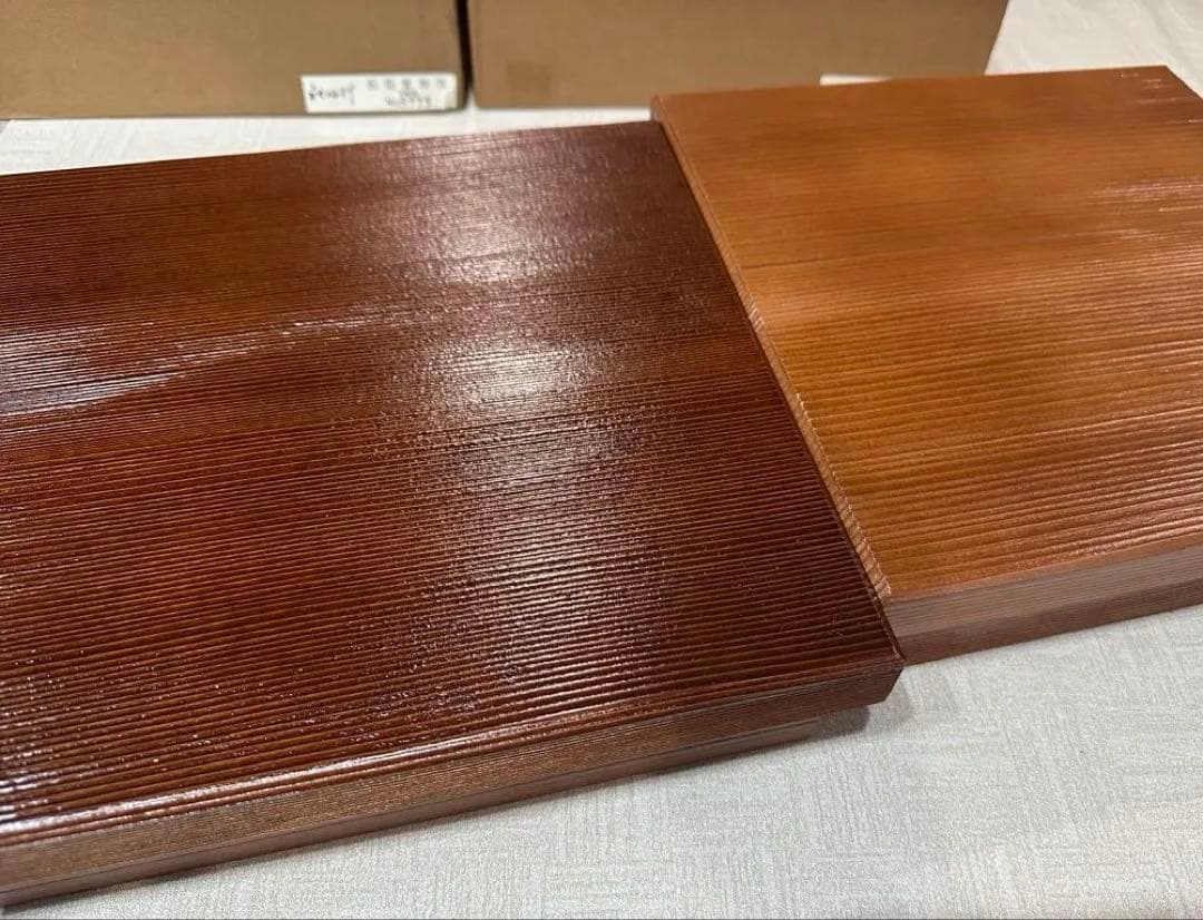 大館工芸社　大館塗　松花堂　仕切り板あり　２個