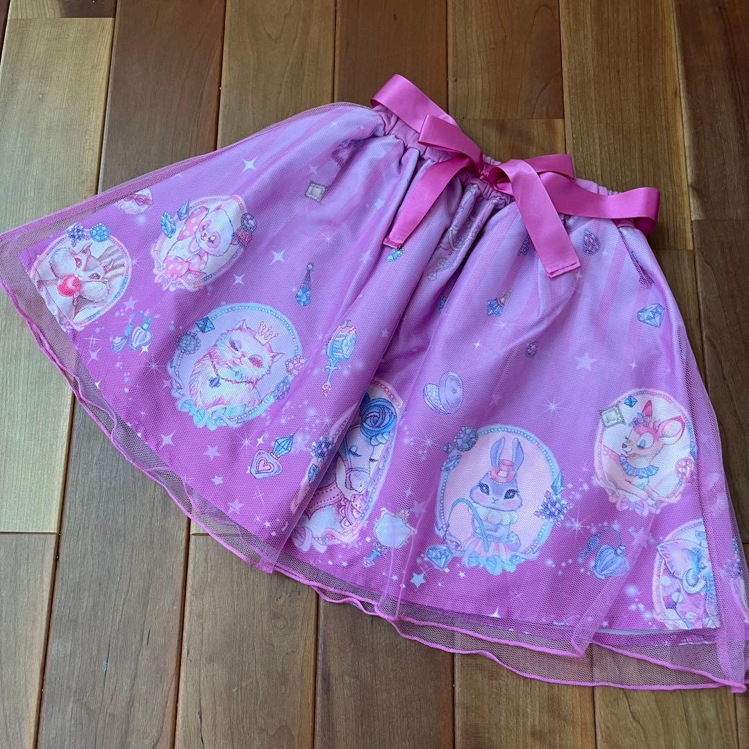 メゾピアノ うさぎ トレーナー キュロット ニット 110 120 5点