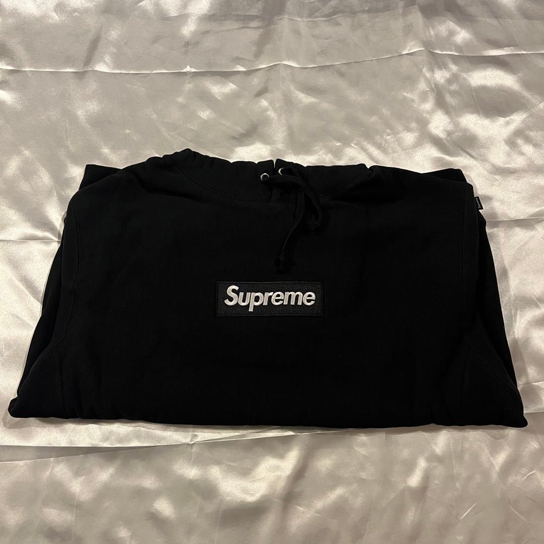 Supreme シュプリームBOX ブラック フーディー Mサイズ