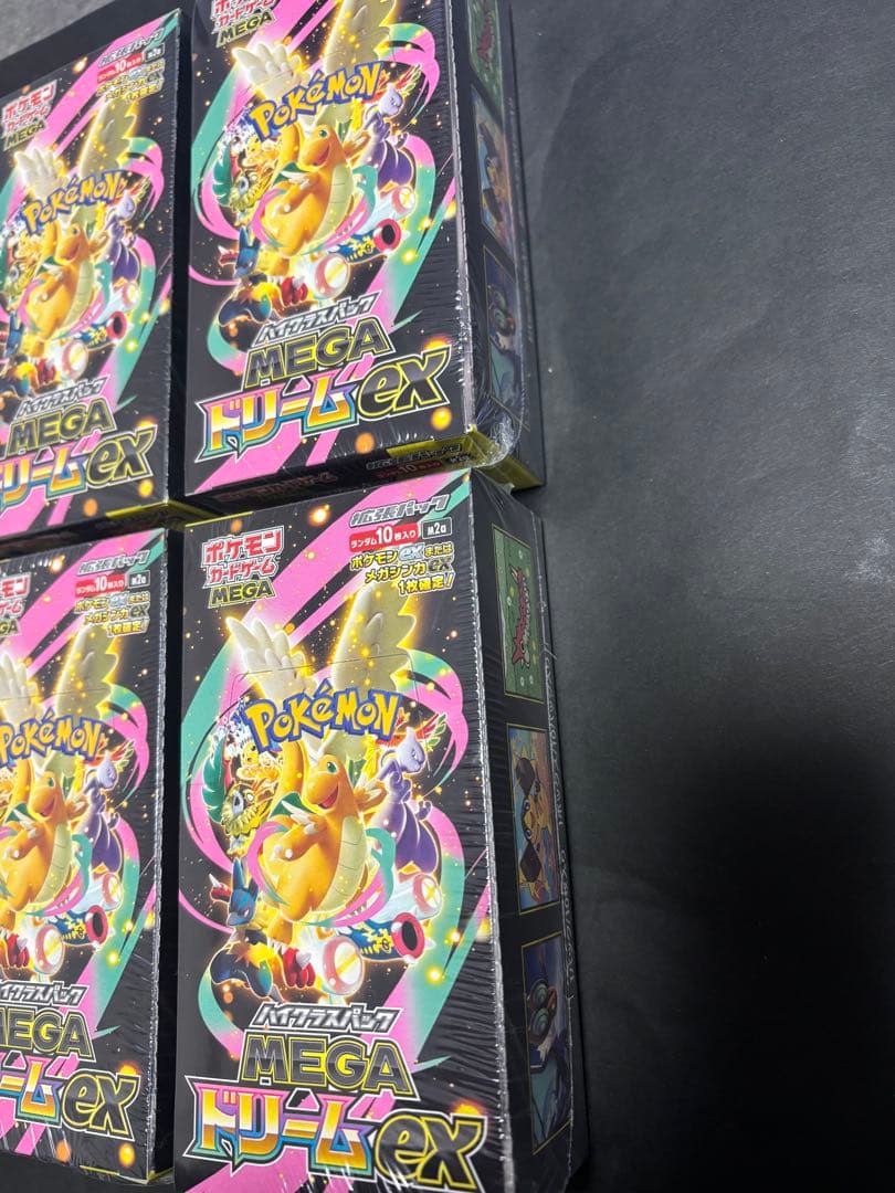 【新品未開封】ポケモンカード メガドリームex 6box シュリンク付き