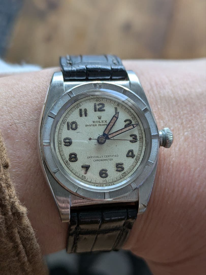 ROLEX バブルバック ヴィンテージロレックス　自動巻 アンティーク時計