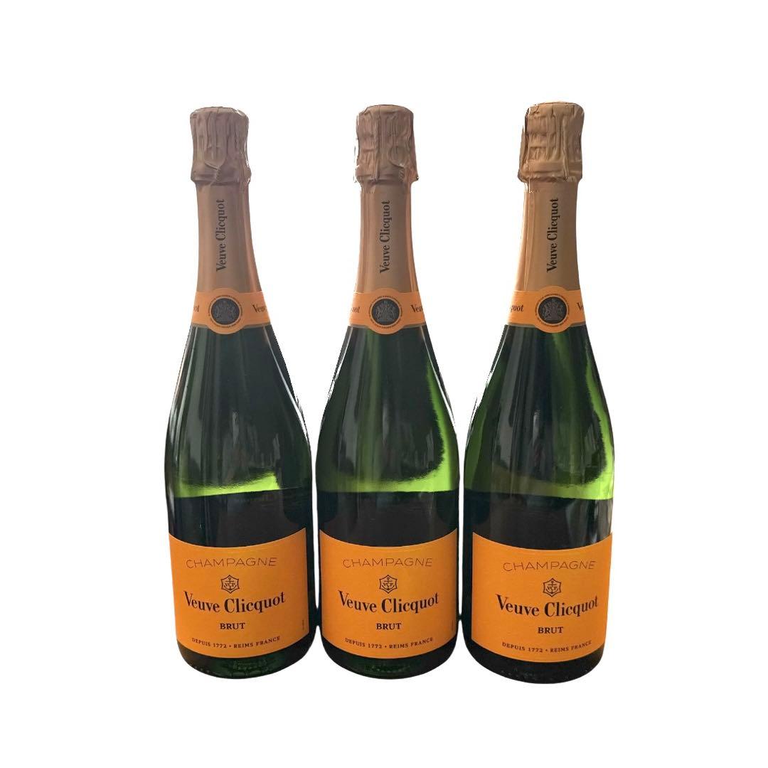 ヴーヴクリコ イエローラベルブリュット 750ml 3本セット