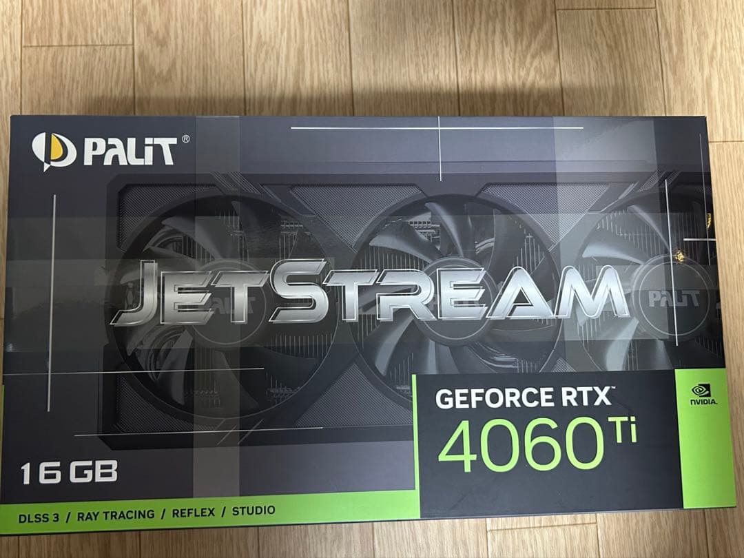 (ほぼ未使用)Palit GeForce RTX 4060 Ti 16GB