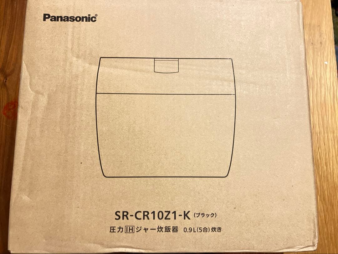 Panasonic SR-CR10Z1-K ブラック 圧力IHジャー炊飯器5合炊