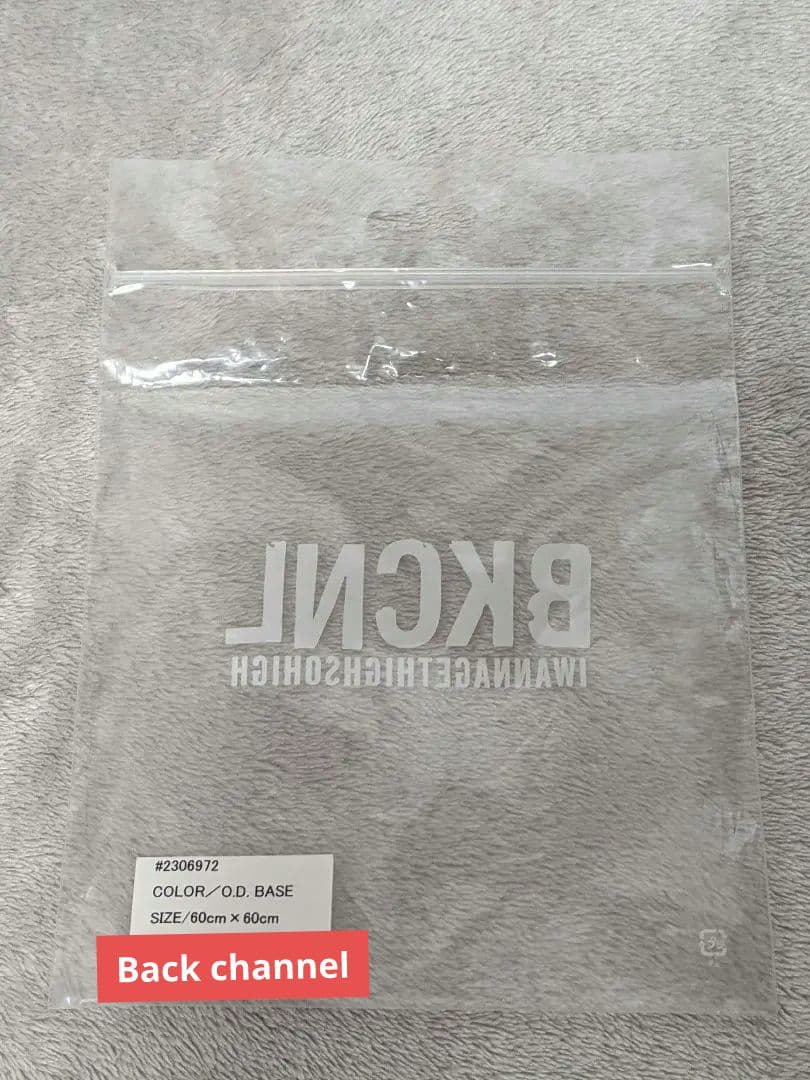 バックチャンネル　ゴーストライオンカモ　バンダナ　新品袋付きnitraidthc