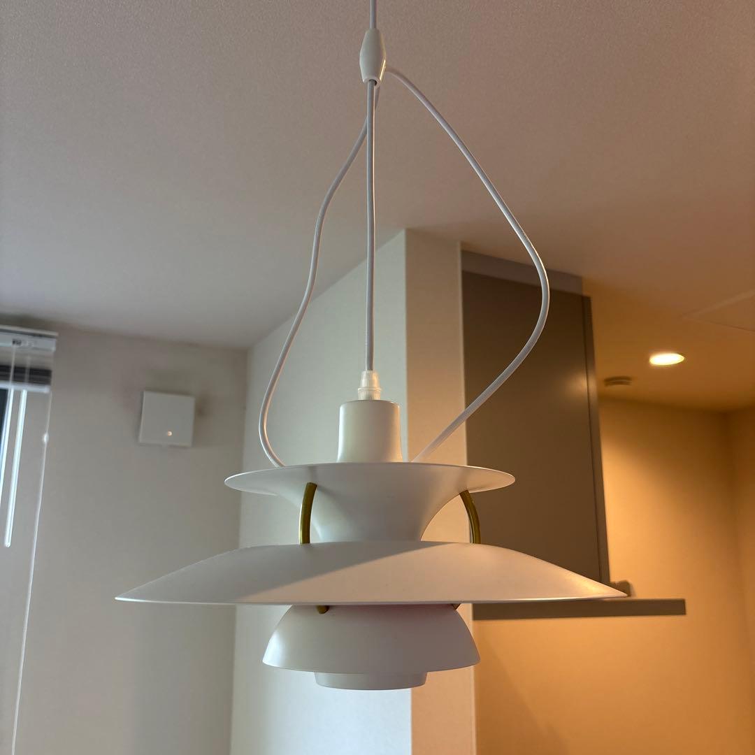 けみ美品⭐︎ルイスポールセンph5 リプロダクロ品　モダンホワイト