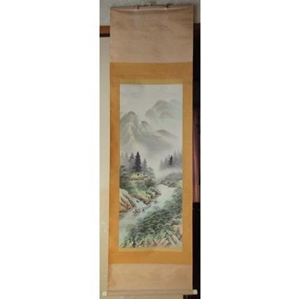 山水画 掛軸