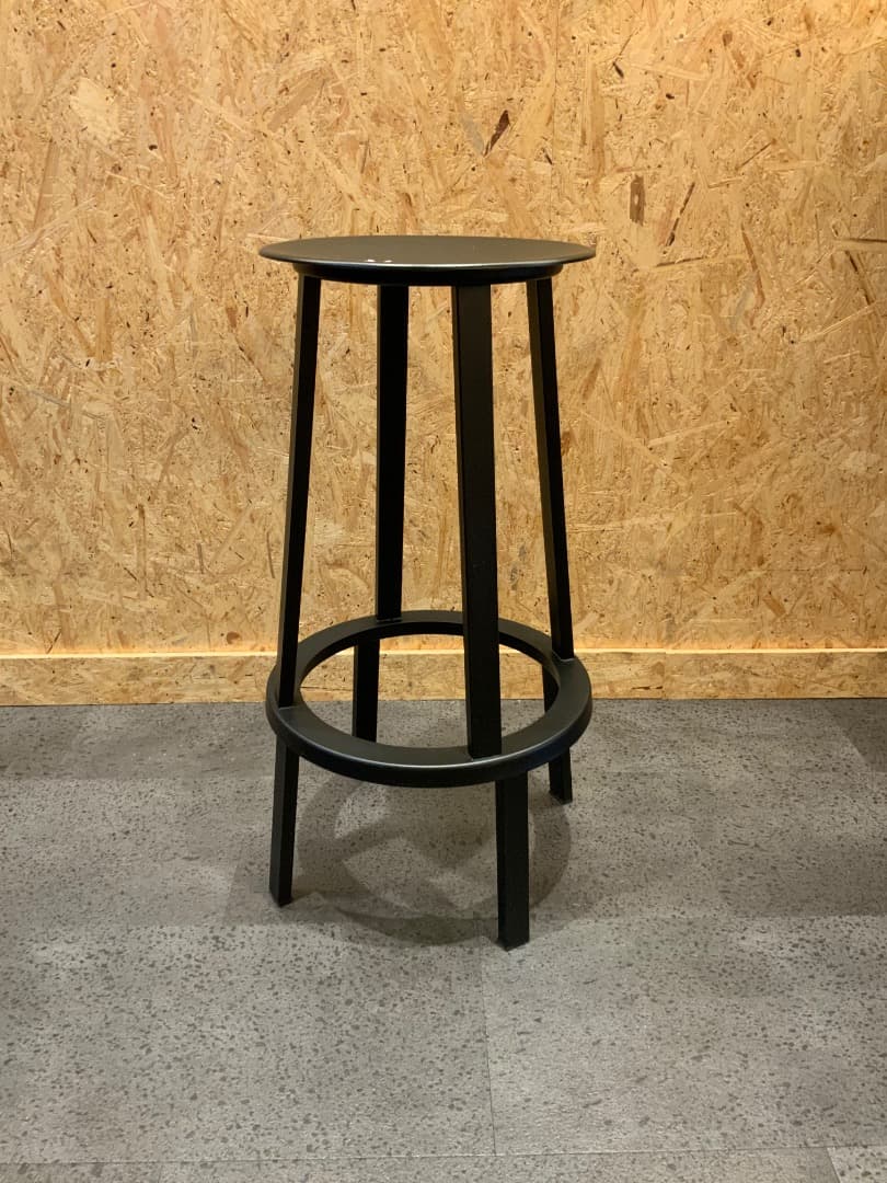 【売り切りた】HAYリボルバー バースツール　HIGH ブラック 76cm