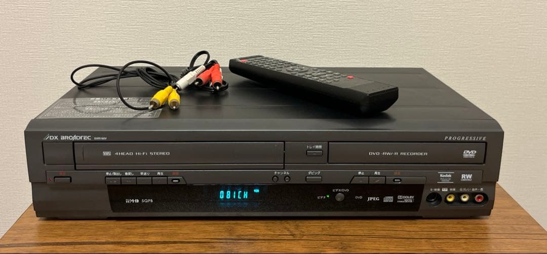 俊*郎様 DXアンテナ VHS DVD 一体型 レコーダー DXR160V 20
