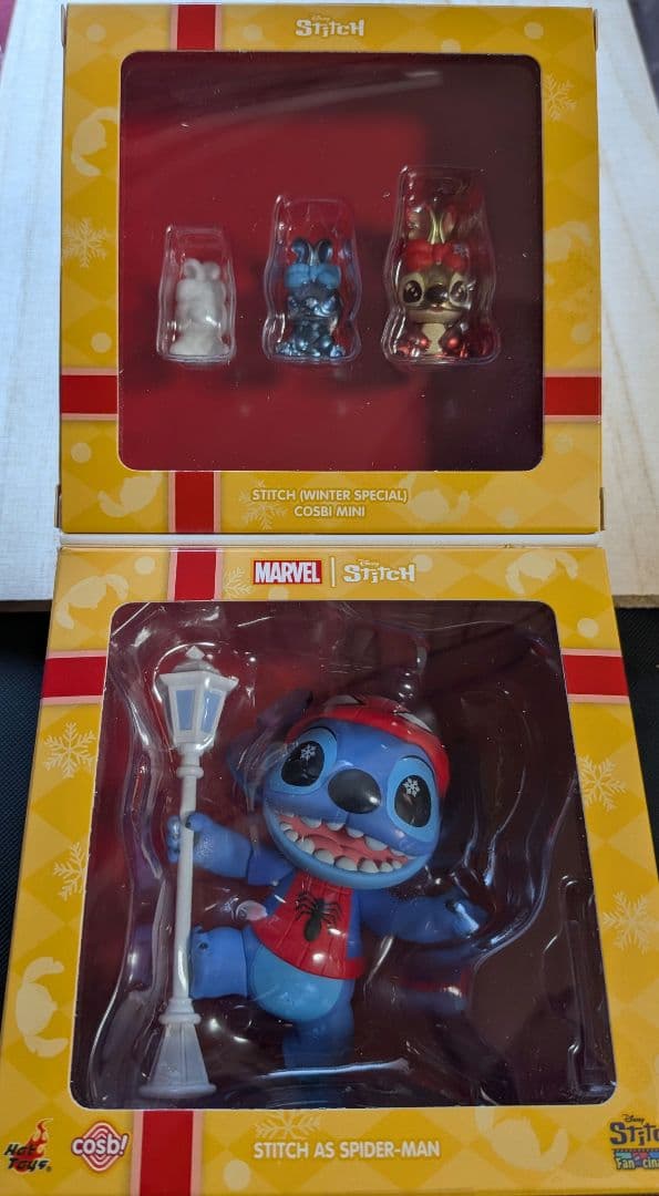 『トイサピ』ホリデーギフトスティッチスパイダーマン非売品♪