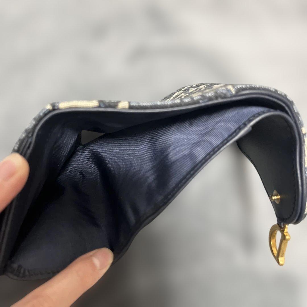 Christian Dior saddle wallet ディオール　折り財布