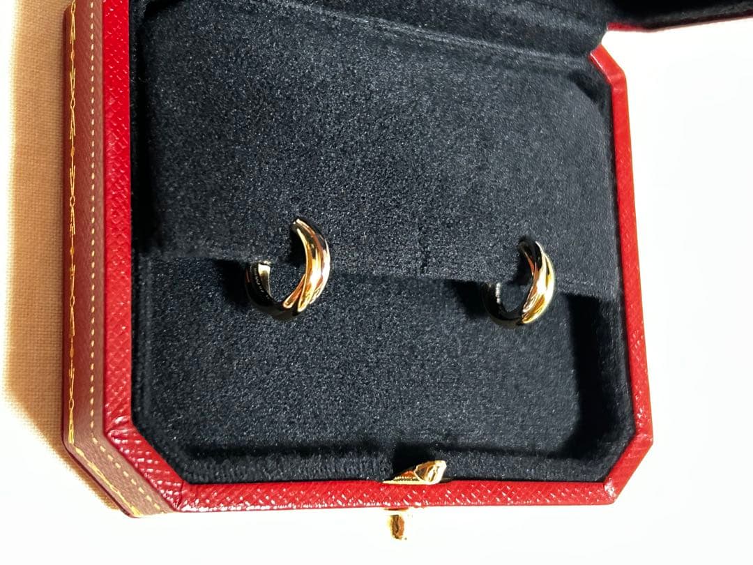 【新品未使用品】Cartierトリニティピアス　ミニ