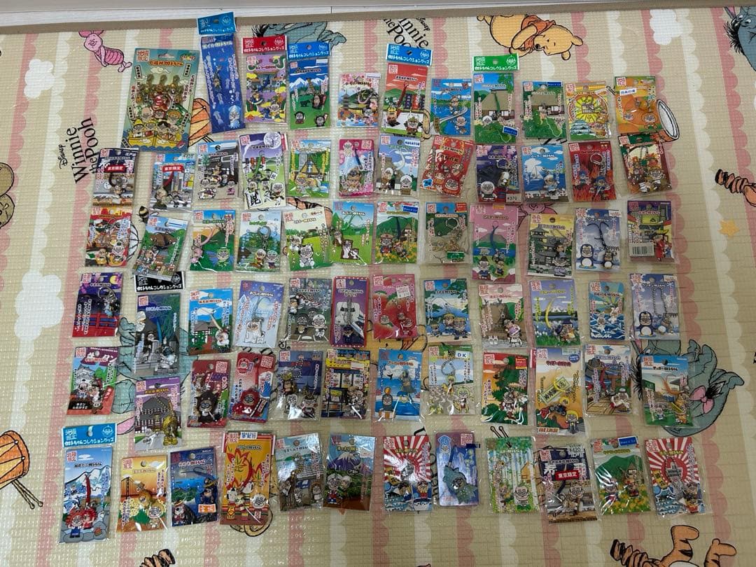 ご当地 加トちゃん/カトちゃん　ストラップ/キーホルダー/キーチェーン等　71個