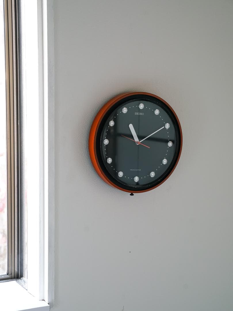 70's SEIKO スペースエイジ 掛時計 ミッドセンチュリー　レトロ