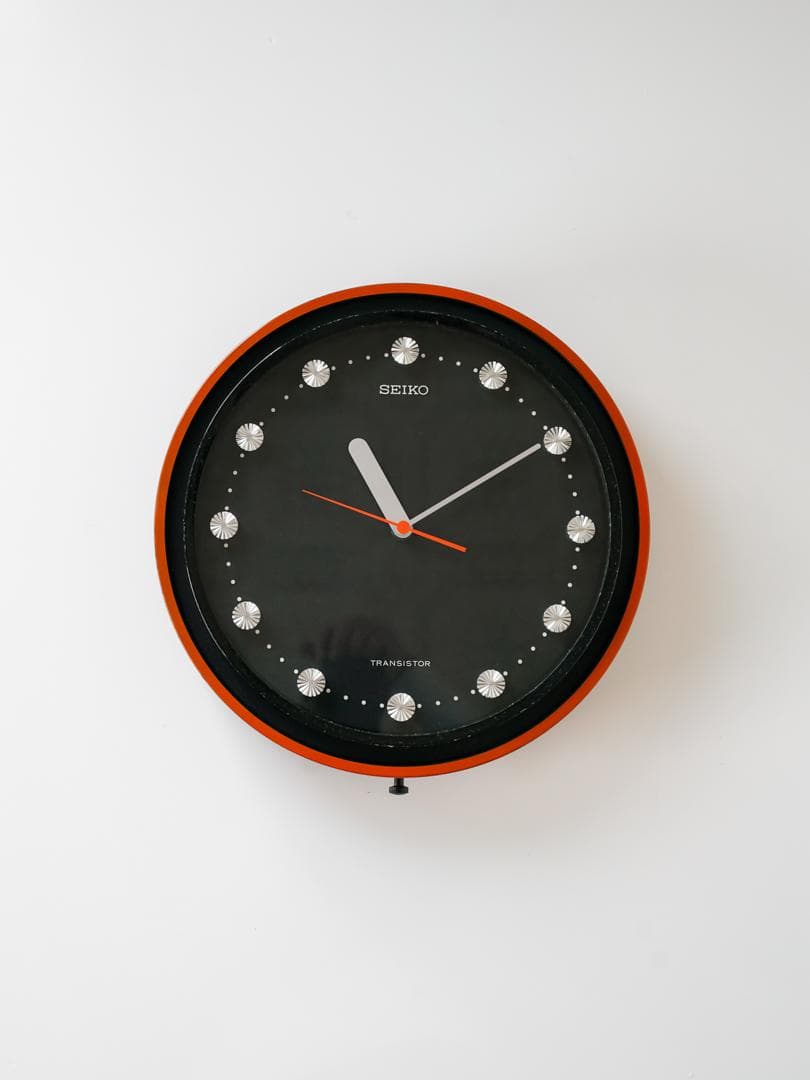 70's SEIKO スペースエイジ 掛時計 ミッドセンチュリー　レトロ