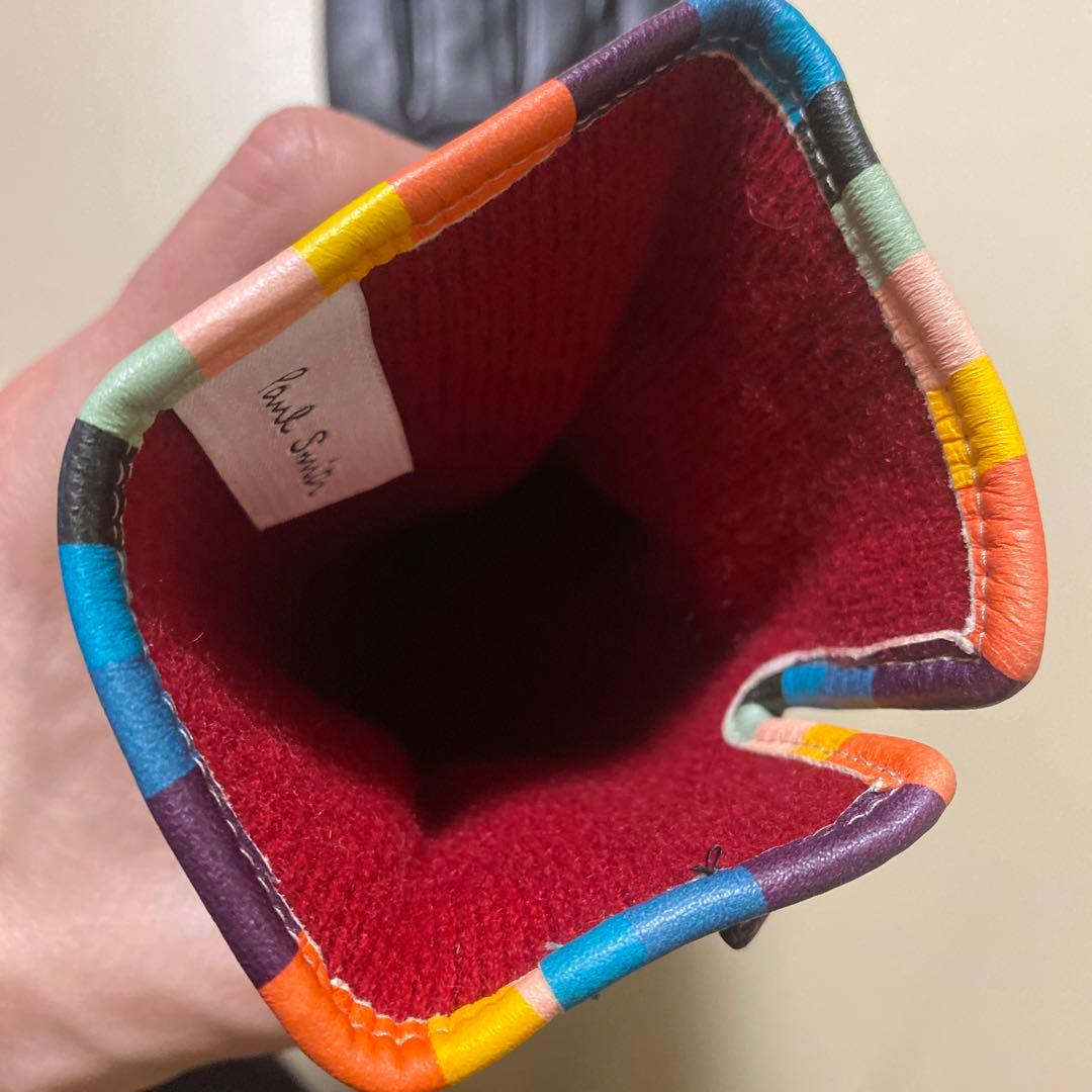 未使用品　ポールスミス 手袋 羊革 ライニング カシミヤ　黒