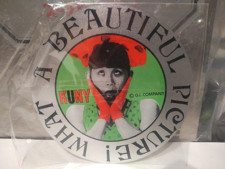 昭和レトロ★当時物 オレたちひょうきん族 山田邦子 ステッカー シール 2枚組