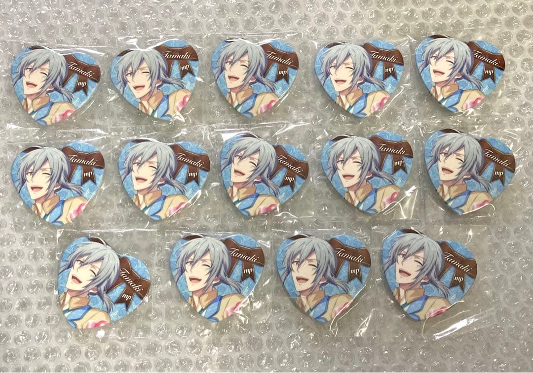 四葉環 バレンタイン 2017 お菓子パーティー ハート 缶バッジ アイナナ