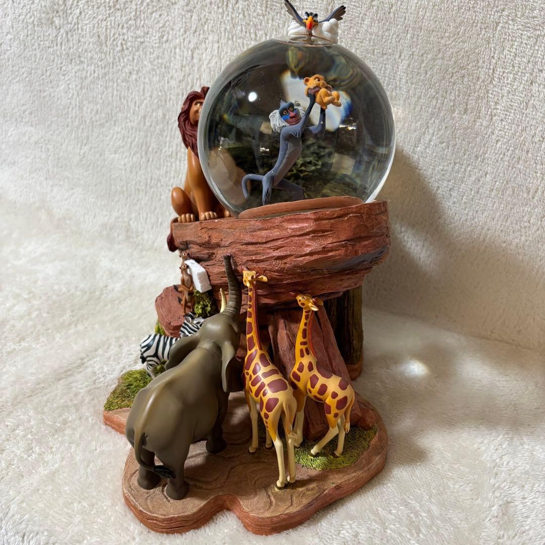 【ほぼ新品】ディズニー スノードーム オルゴール ライオンキング