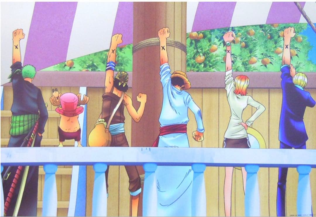 新品　未使用　最終値下げ　アニメ　ワンピース　ポスター　壁紙　仲間の印だ　トキワ