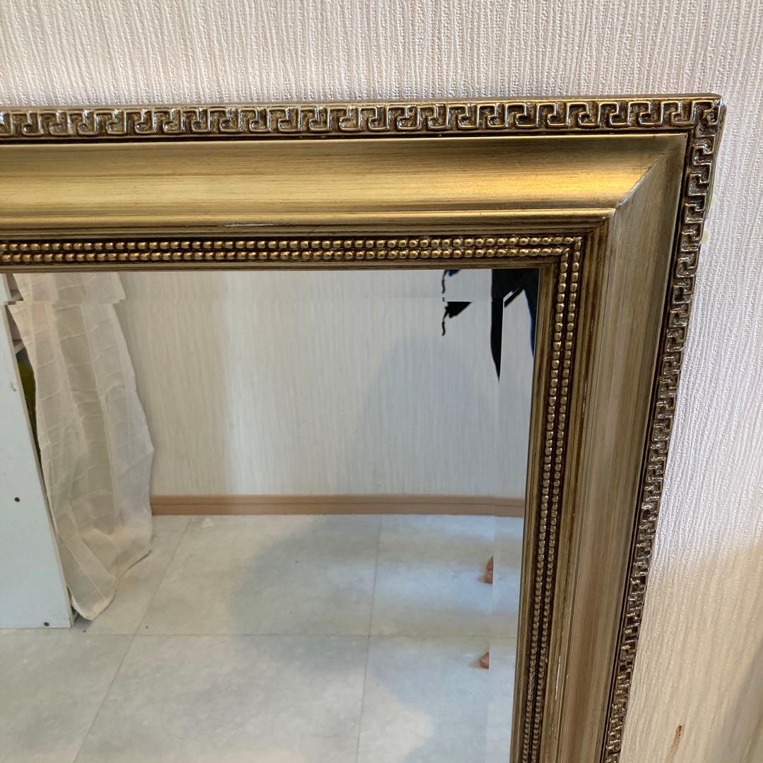 PPP　北九州発ゴールドフレーム 長方形ミラー　4枚まとめ売り　着払い