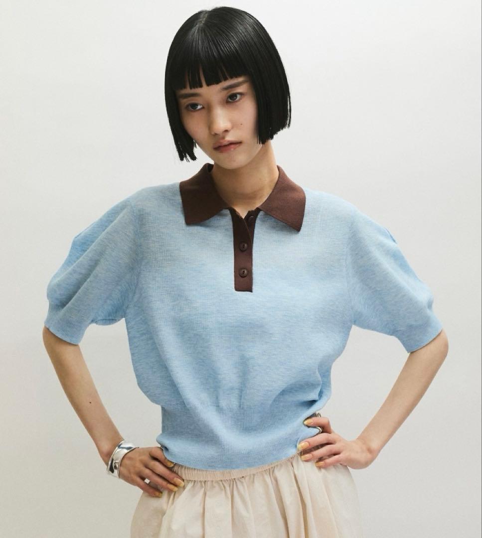 ラミーニットポロシャツ　アダムエロペ